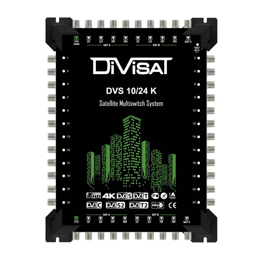 Divisat 10x24 Santral Multiswitch Sonlu / Kaskatlı