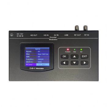 Divisat DC-300 Tek Kanal QAM Dvb-C Encoder Modülatör