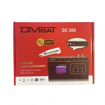 Divisat DC-300 Tek Kanal QAM Dvb-C Encoder Modülatör