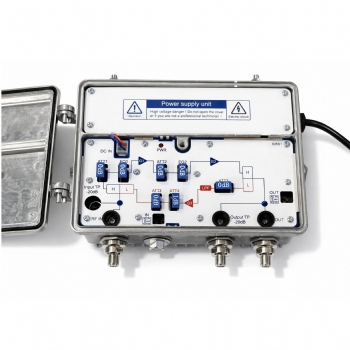 DİVİSAT DHA 35Z Hat Yükseltici Amplifier (35dB) - Zamak Kasa