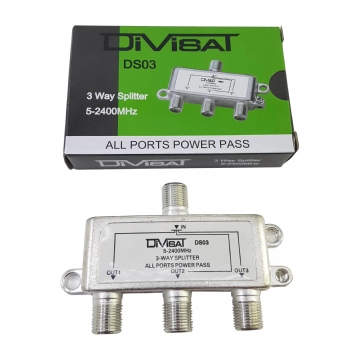Divisat DS-03 1/3 Splitter 5-2400 1 Giriş 3 Çıkış Bölücü