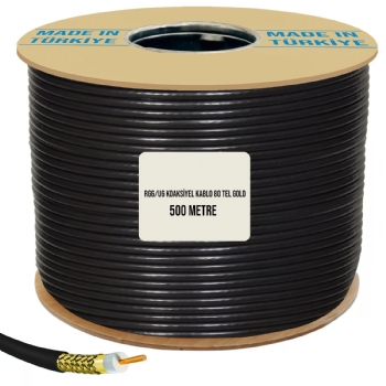 RG6 U4/U6 Koaksiyel Anten Kablosu 100 - 300 - 500 metre