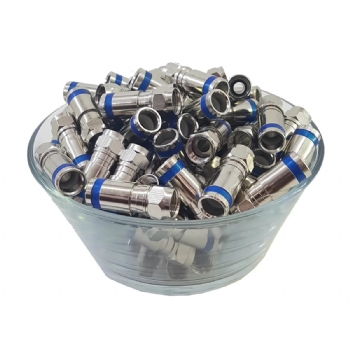 RG6 Sıkmalı Dijitürk tip F Konnektör